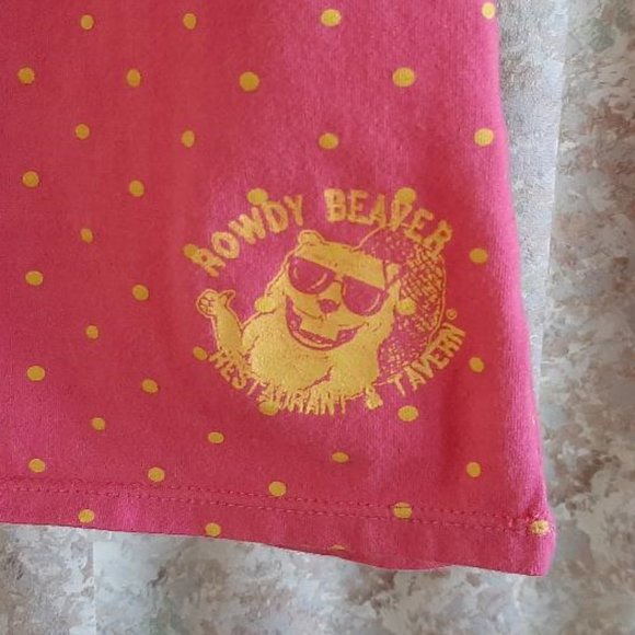 NWOT pink & yellow dotted camisole Juniors XL - Picture 2 of 4